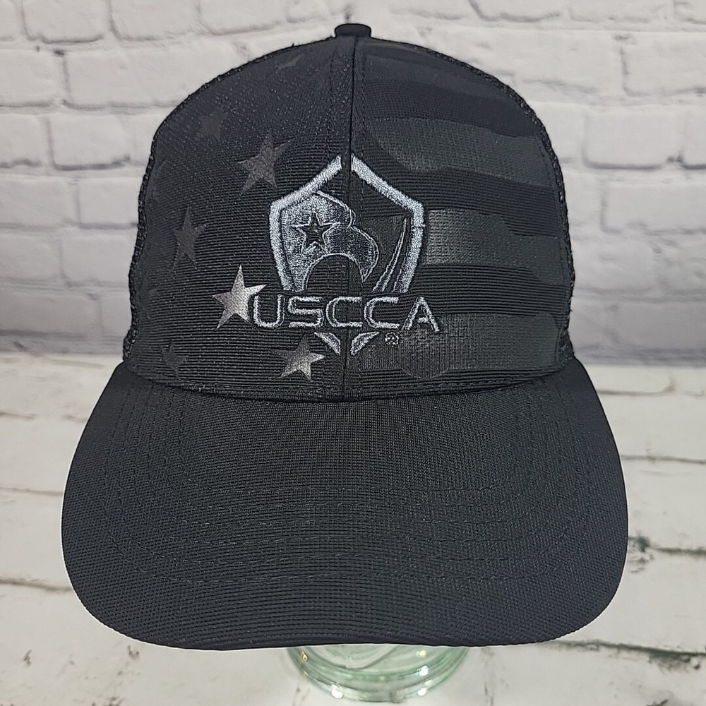 USCCA Black Flag Snapback Hat Adjustable Ball‎ Cap